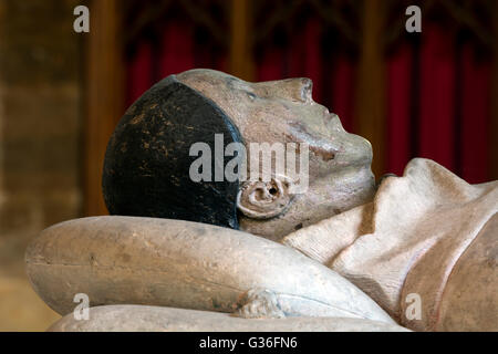 William Sponne tomb detail, St. Lawrence`s Church, Towcester, Northamptonshire, England, UK Stock Photo